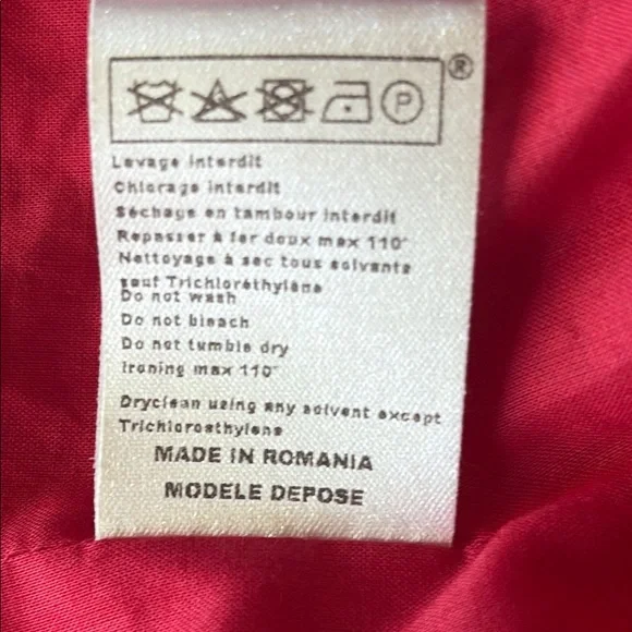 Maje Paris Abitibi Gathered Sleeve Jacket Pink Size FR 38/ US M